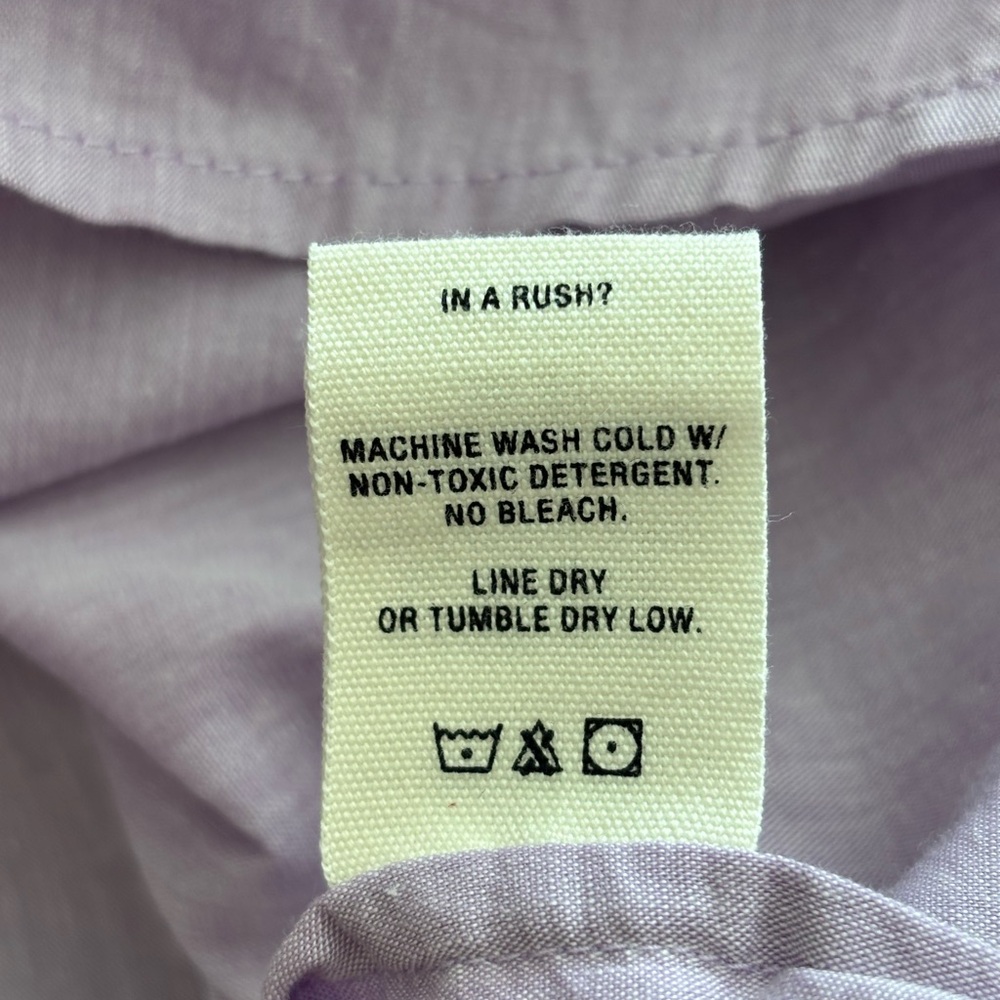 Alex Mill Lavender Button-Up Shirt - Picture 8 of 11